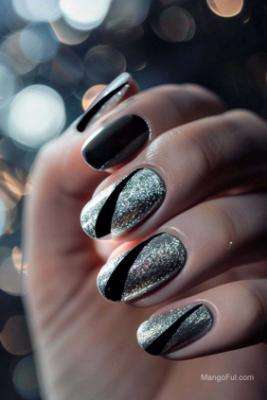 Shimmering Silver Modern Glamour