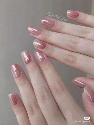 Soft Blush Pink nails add a romantic touch to your look