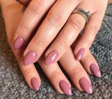 try rose pink nail polish