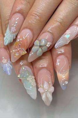 Enchanting Butterfly Nail Design Trend