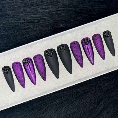 Get ready to be wowed by Dark Purple Nails