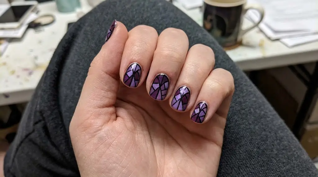 Stained Glass Gothic Window Nails