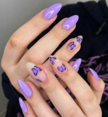 Stunning Summer Butterfly Nail Design