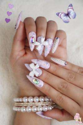 Summer Butterfly Nail Design Perfection