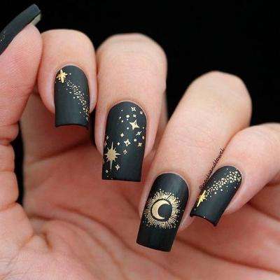 Sun And Planets Nails