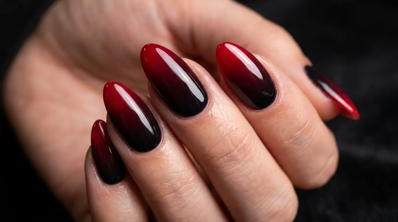 Black Cherry Three-Step Fade