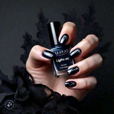 Nail Color For Black Dress