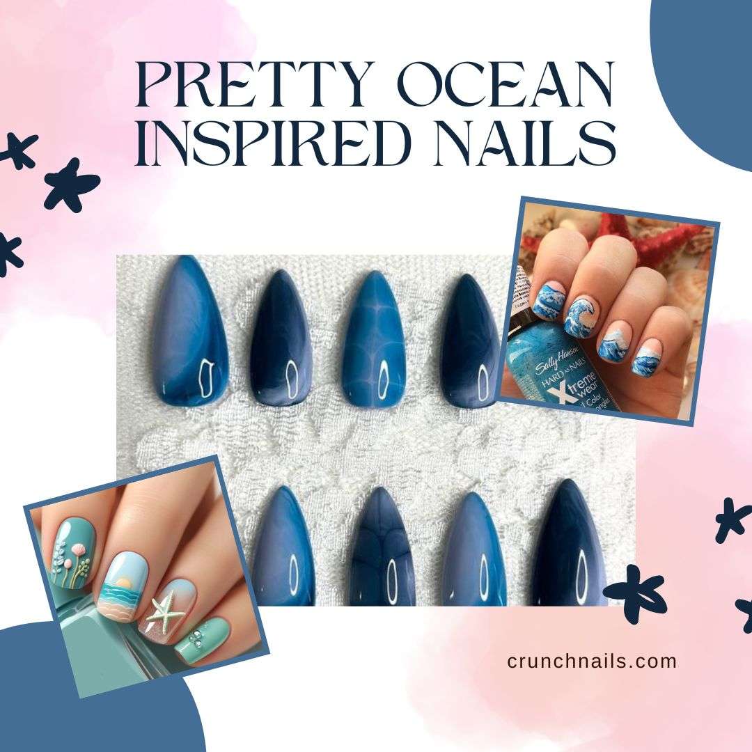 Pretty Ocean Inspired Nails