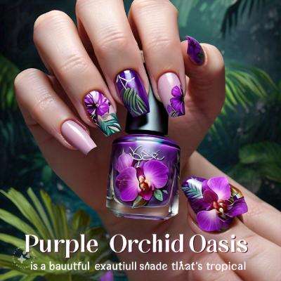 Purple Orchid Oasis is a beautiful and exotic shade that's tropical