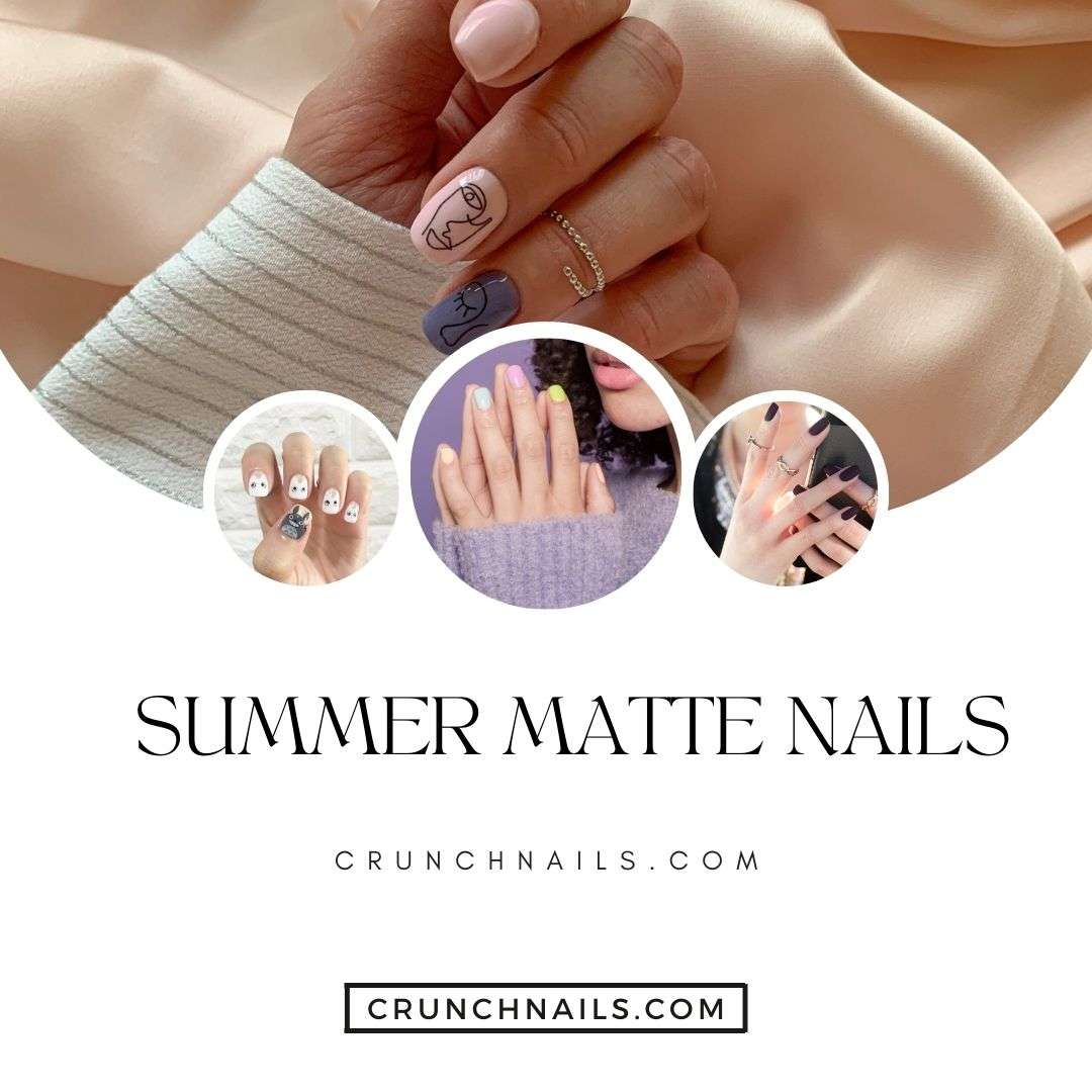 Summer Matte Nails