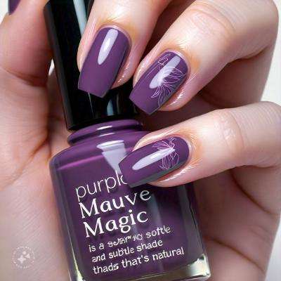 purple Mauve Magic is a soft and subtle shade that's natural