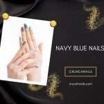 Navy Blue Nails