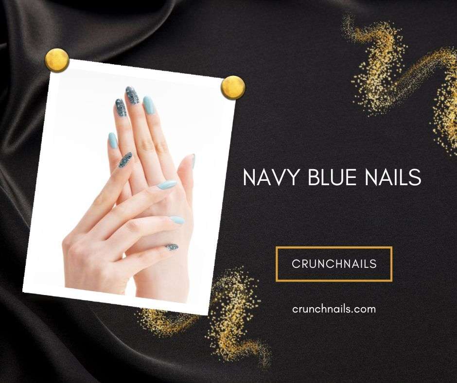 Navy Blue Nails