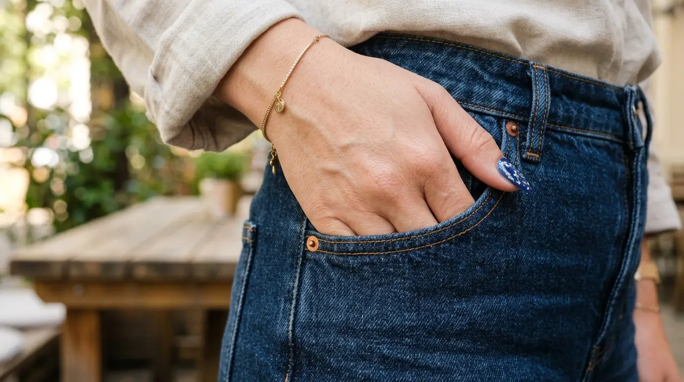Navy Jelly Glass Nails with Silver Flakes