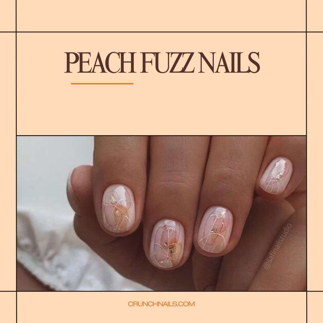 Peach Fuzz Nails