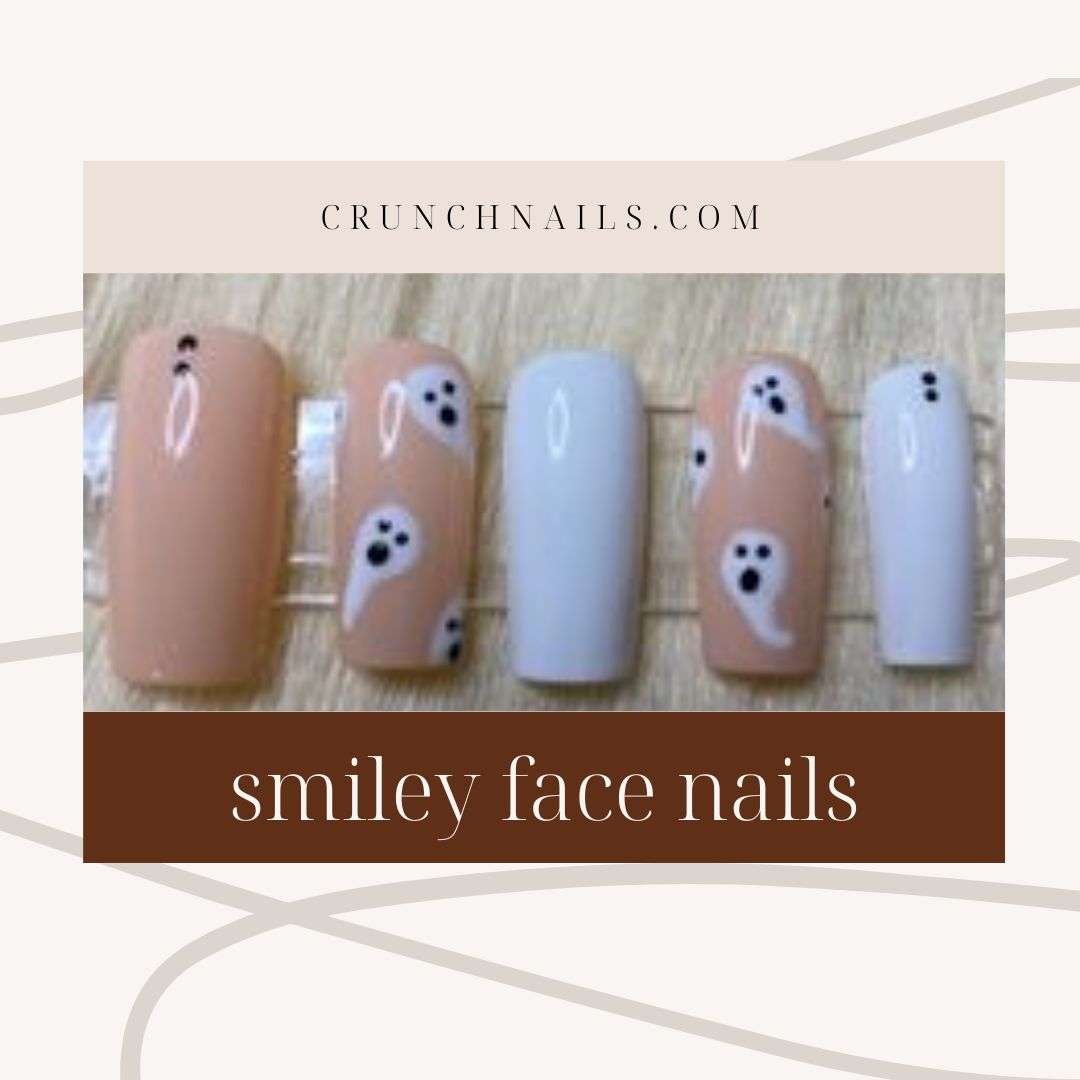 smiley face nails