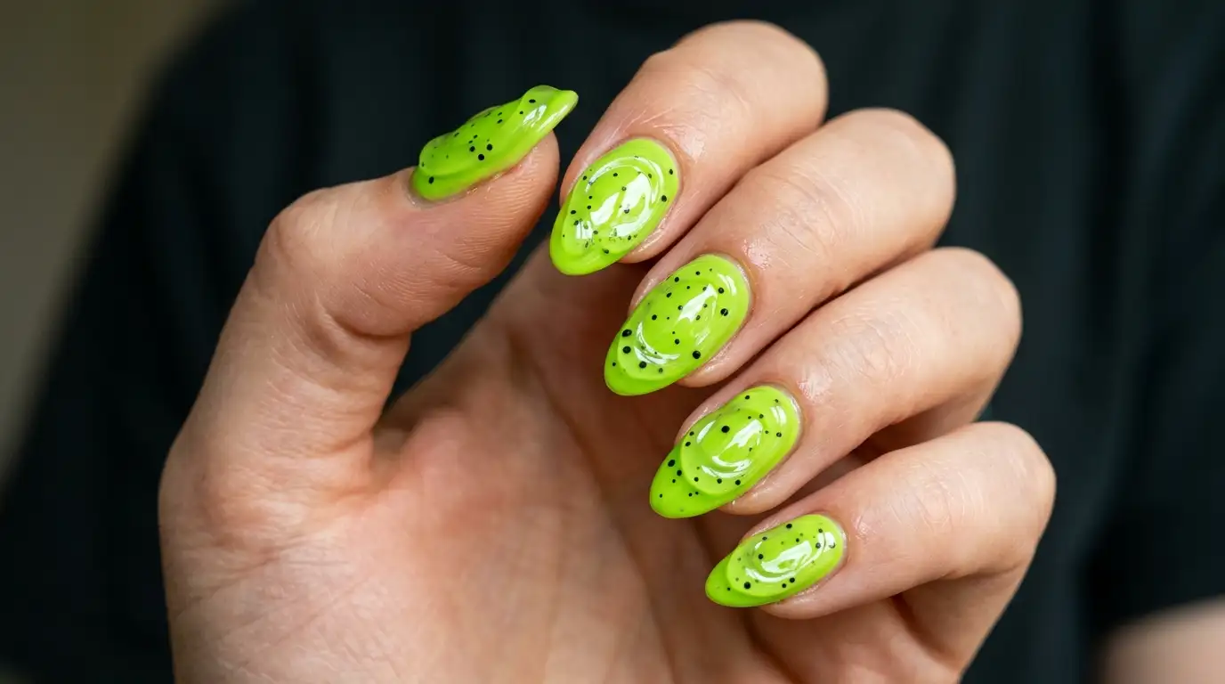 Glossy Slime Glaze Nails