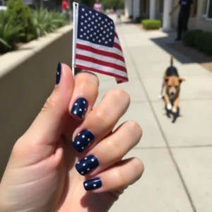 Blue Base with White Stars