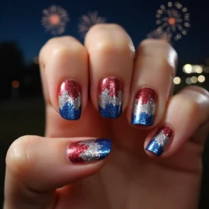 Glitter Gradient Fireworks