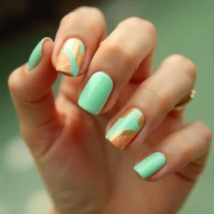Seafoam and Mint Contrast