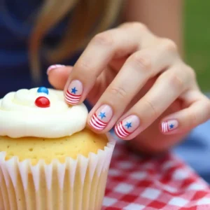 Stars & Stripes French Tips Stars & Stripes French Tips