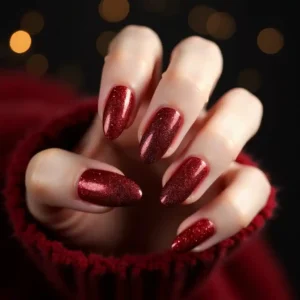 Glitter Full Ruby Nails Glitter Full Ruby Nails