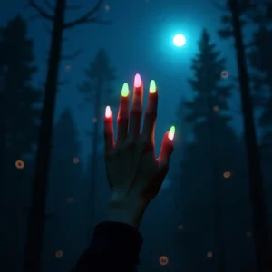 Glow-in-the-Dark Nails Glow-in-the-Dark Nails