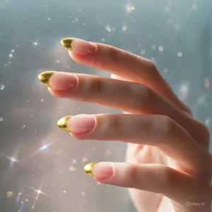 Milky White Angel Nails