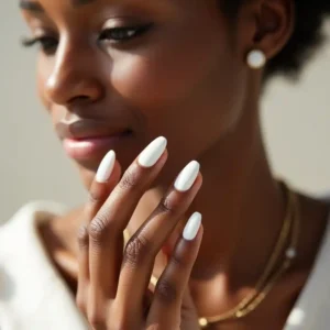 Milky White Summer Tips Milky White Summer Tips