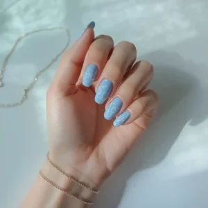 Blue Aura with White Swirls