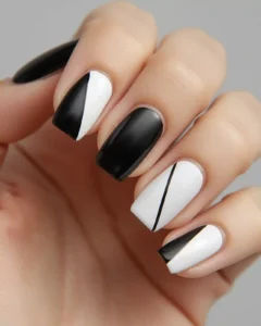 Diagonal Split Nails