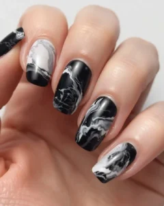 Marble Effect Nails