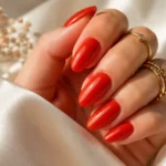 Tomato Red nails