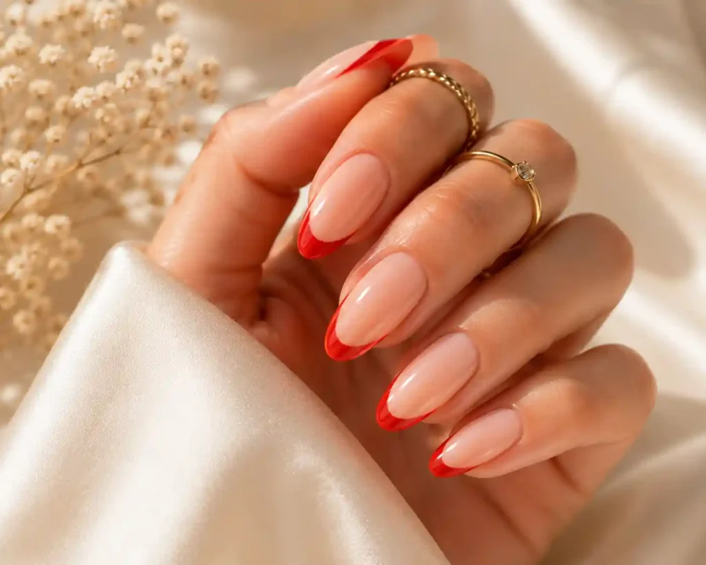 Tomato Red French Tips