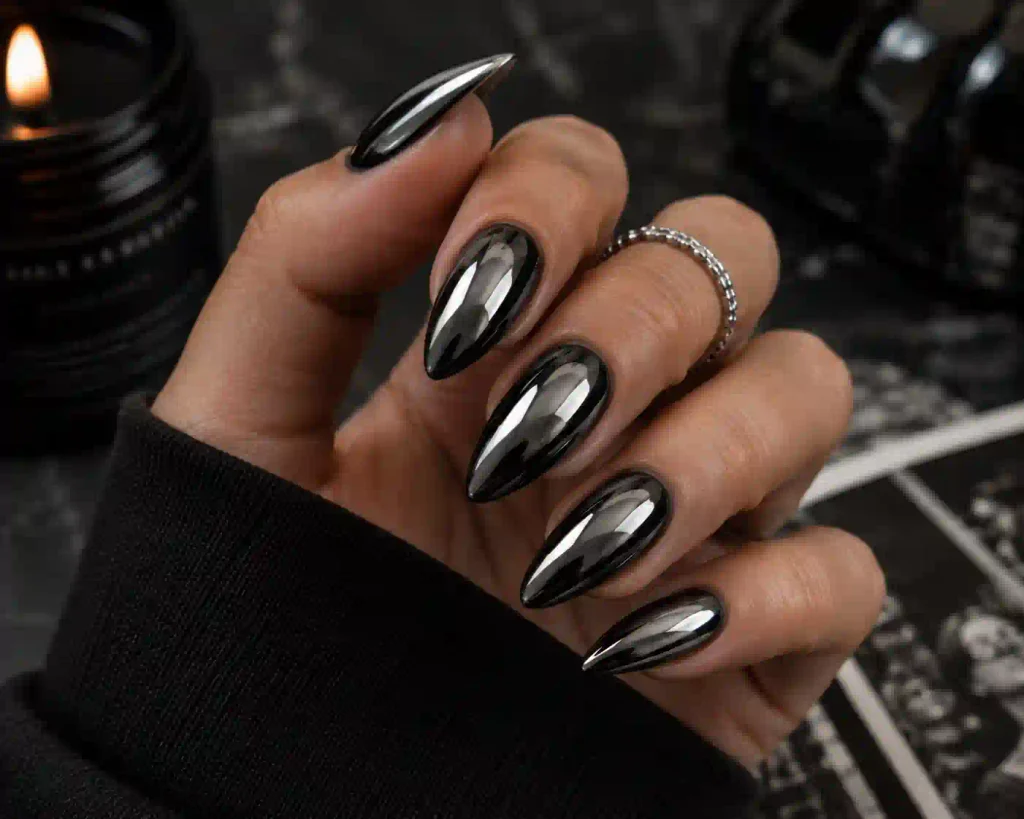 Black Glitter Ombre 