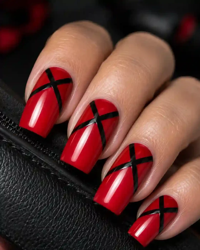 Deadpool Katana Nails