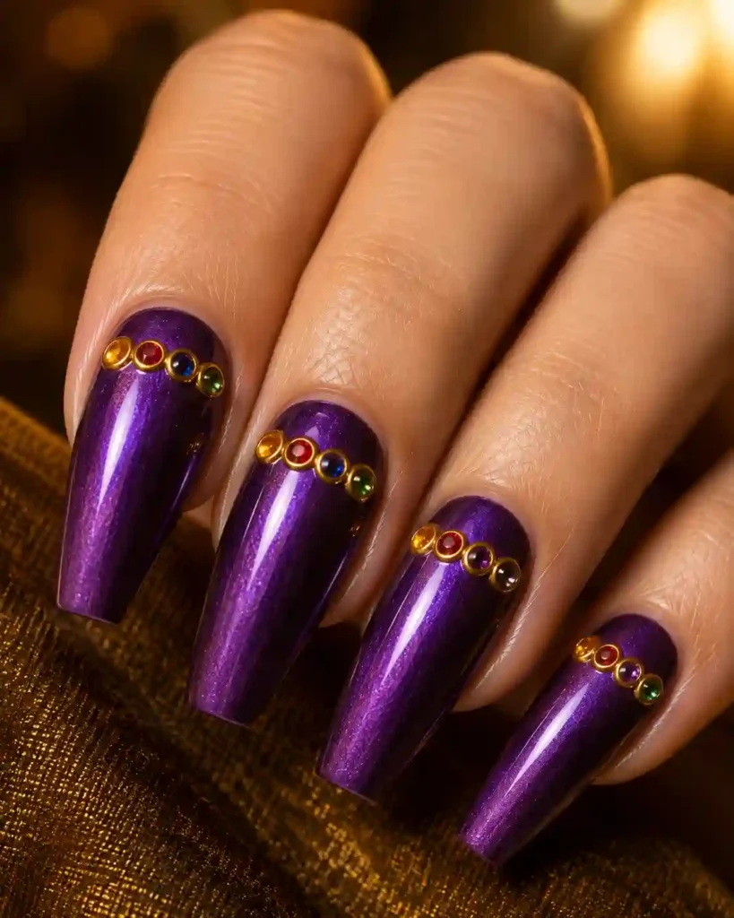 Thanos Gauntlet Nails