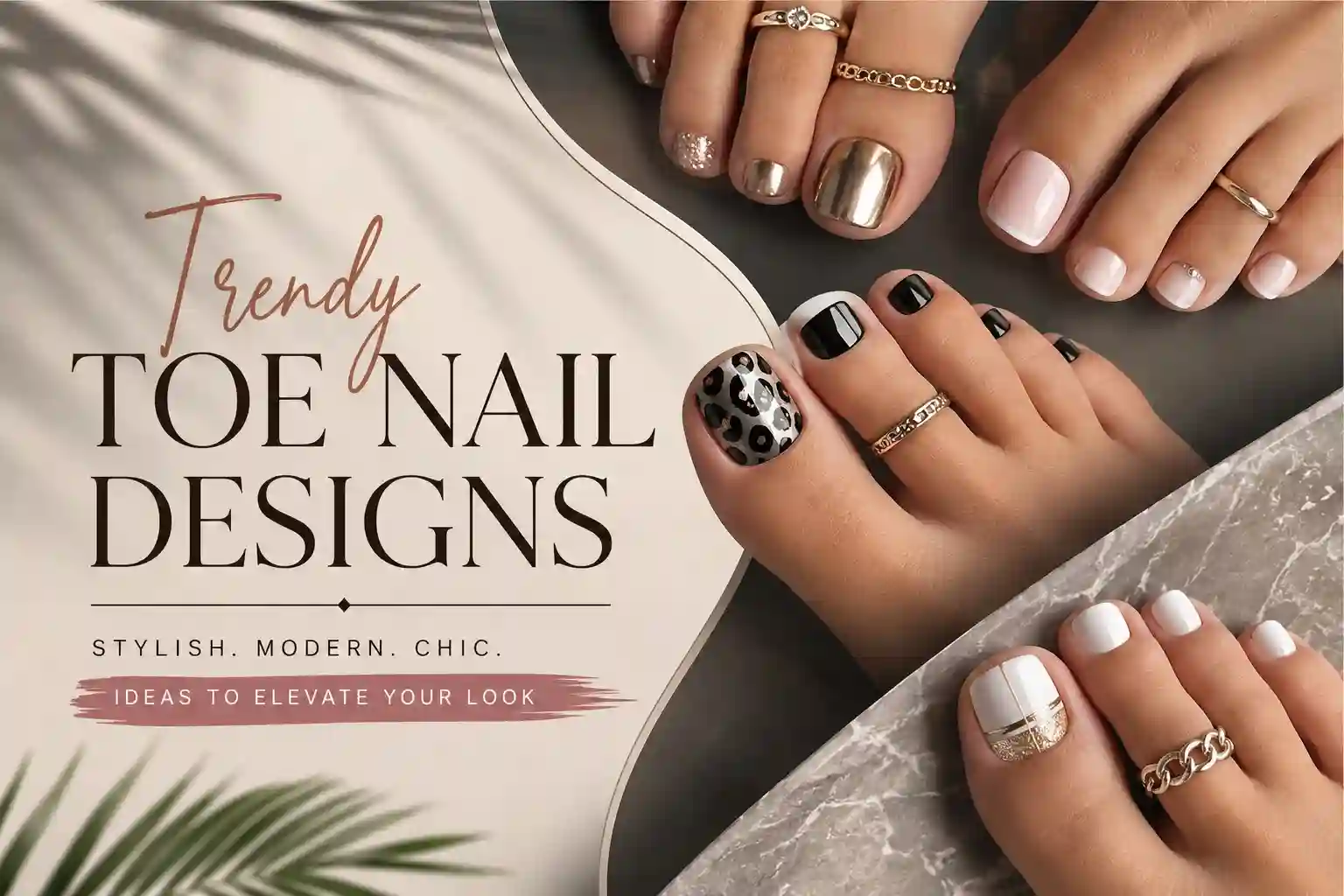 Trendy Toe Nail Designs