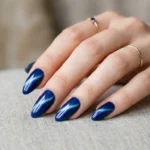 Blue Cat Eye Nail Ideas