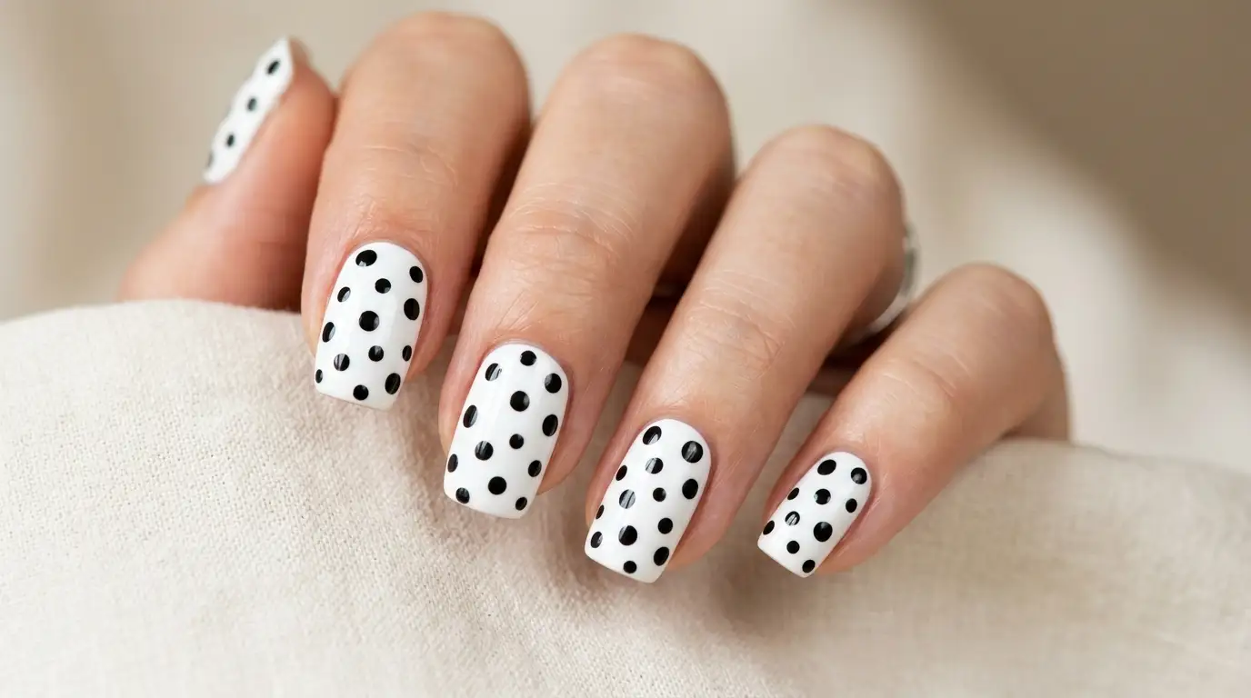 Dalmatian Spot Nails