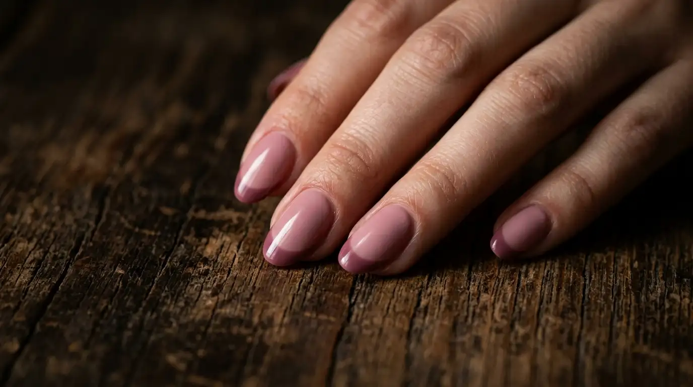 Neon pink summer French tip nail design