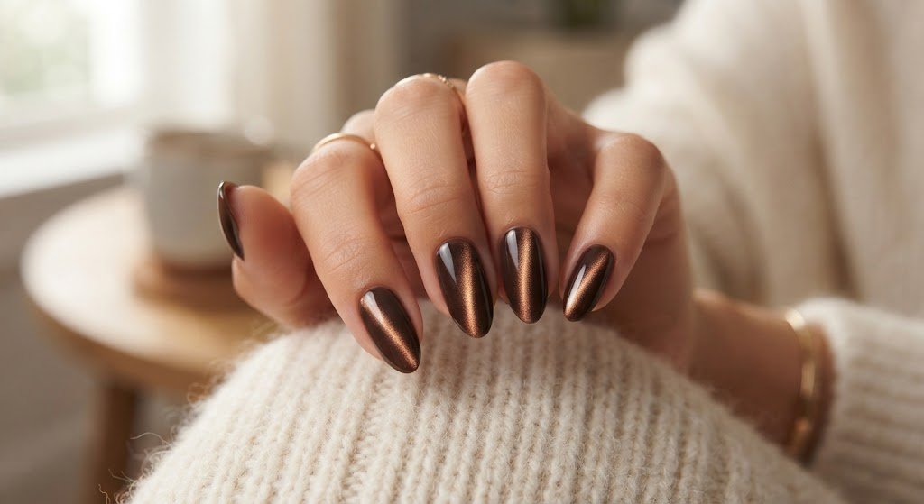 Espresso Brown Full-Cover Cat Eye