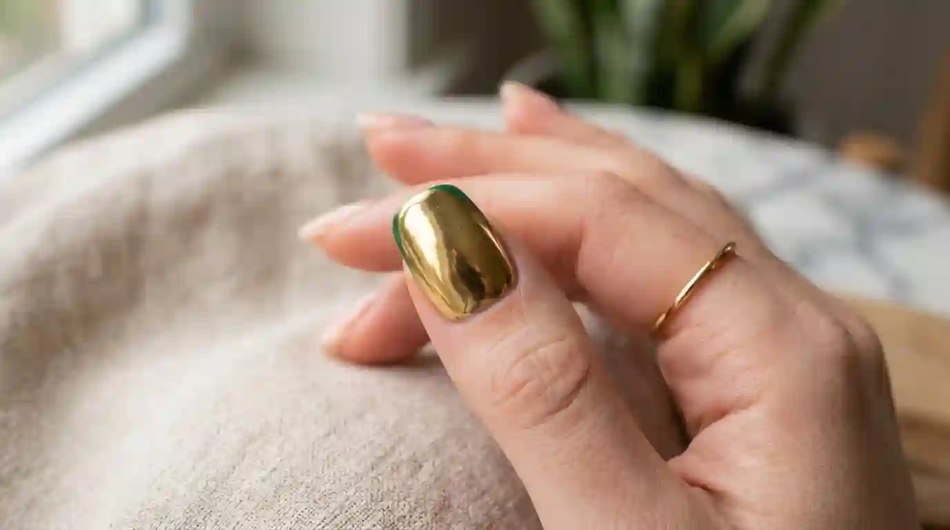 Gold Chrome Over Green Tip