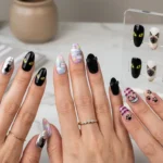 Black Cat Nails 20 Design