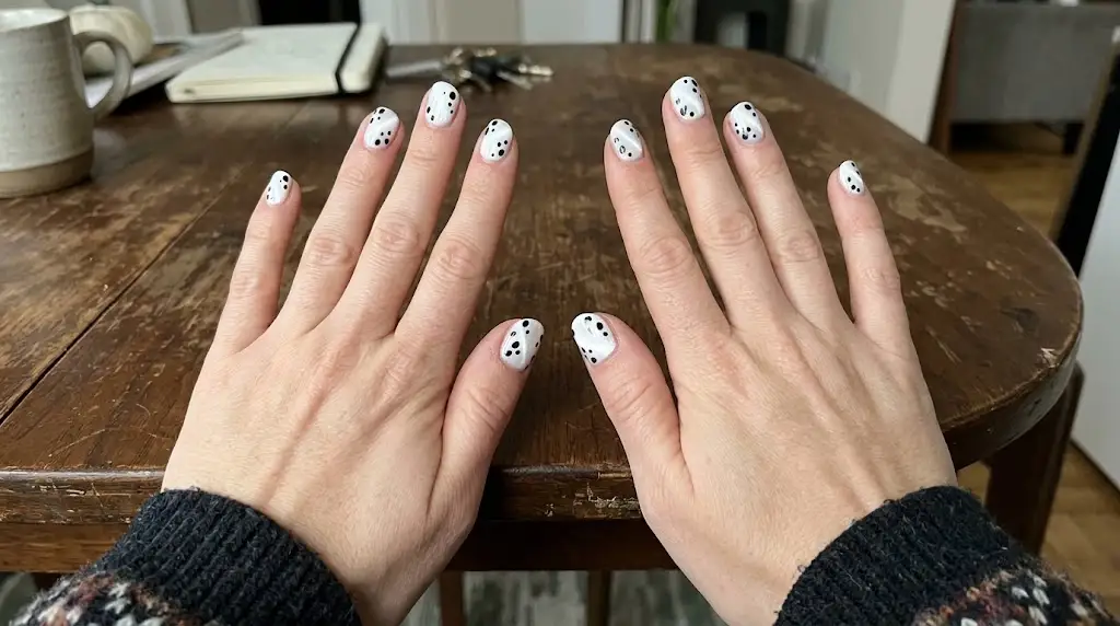 Dalmatian Spot Playful Nails