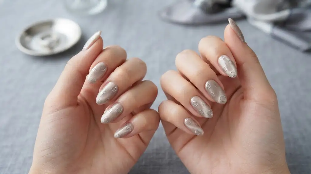 Open Ring Dot Nails