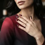 cat eye ombre nails